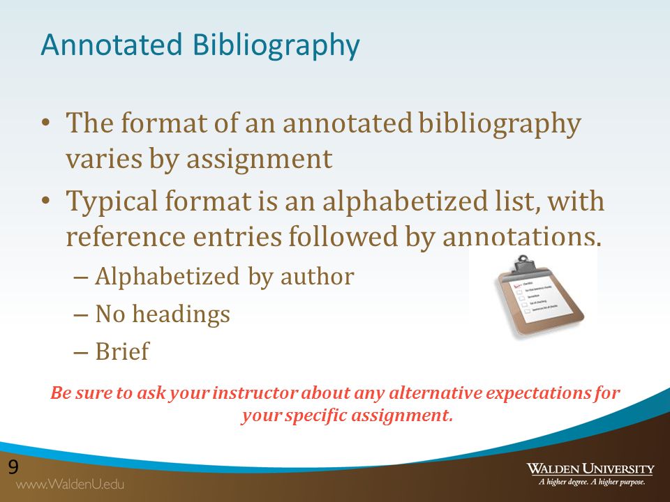 annotated bibliography internet source no author